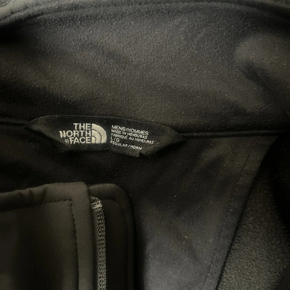 The North Face Apex Bionic Mens Jacket Large L Gray WindWall Softshell Coat